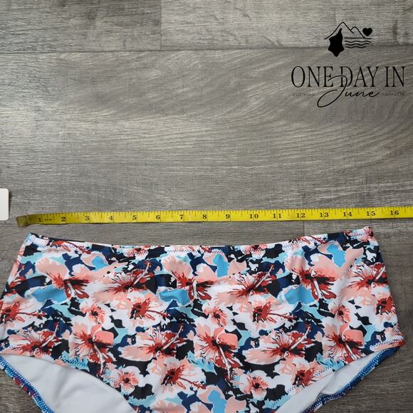 Beachsissi V Front Tummy Control Tankini Swimsuit Size XL - Picture 5 of 7